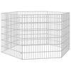 Vidaxl Tierheim 6 Panels 54x60 cm verzinktes Eisen