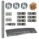 Vidaxl Chicken Coop 268x100x190 cm Metall