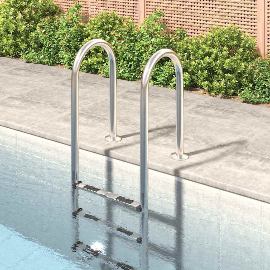 Vidaxl Swimmingpool Leiter 54x38x158 cm 304 Edelstahl