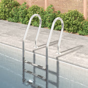 Vidaxl Swimmingpool Leiter 54x38x158 cm 304 Edelstahl - afbeelding 1