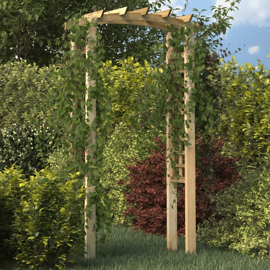 Vidaxl Gartenbogen 110x60x210 cm imprägnierte feste Kiefer