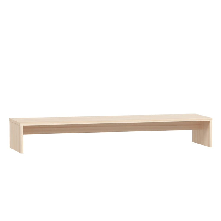 Vidaxxl Monitorständer 100x27x15 cm massives Kiefernholz