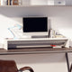 Vidaxx Monitorständer 100x27x15 cm massives Kiefernholz weiß