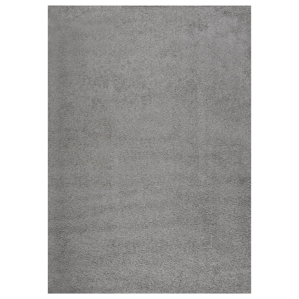 Vidaxl Teppich Shaggy High Stapel 120x170 cm Grau