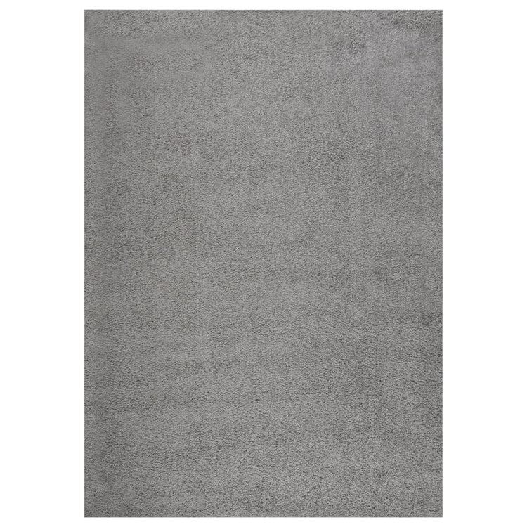 Vidaxl Teppich Shaggy High Stapel 120x170 cm Grau
