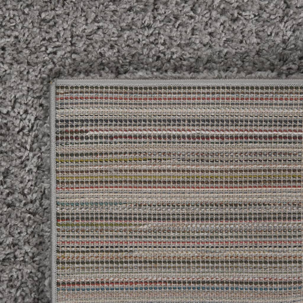 Vidaxl Teppich Shaggy High Stapel 120x170 cm Grau