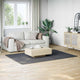 Vidaxl Teppich waschbarer Kurzpol Anti-Rutsch 160x230 cm Anthrazit