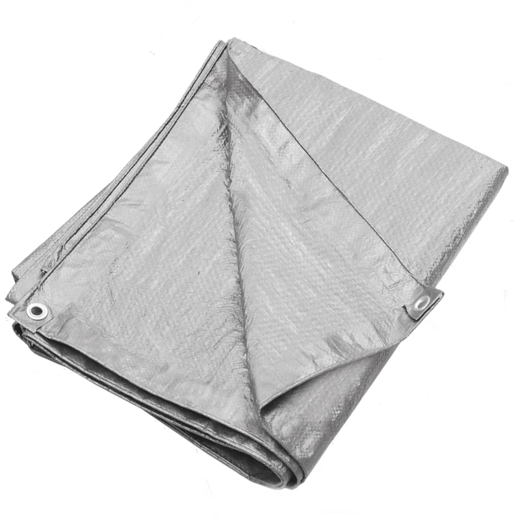 VIDAXL -Gerät 90 g m² 6x8 M HDPE Grau