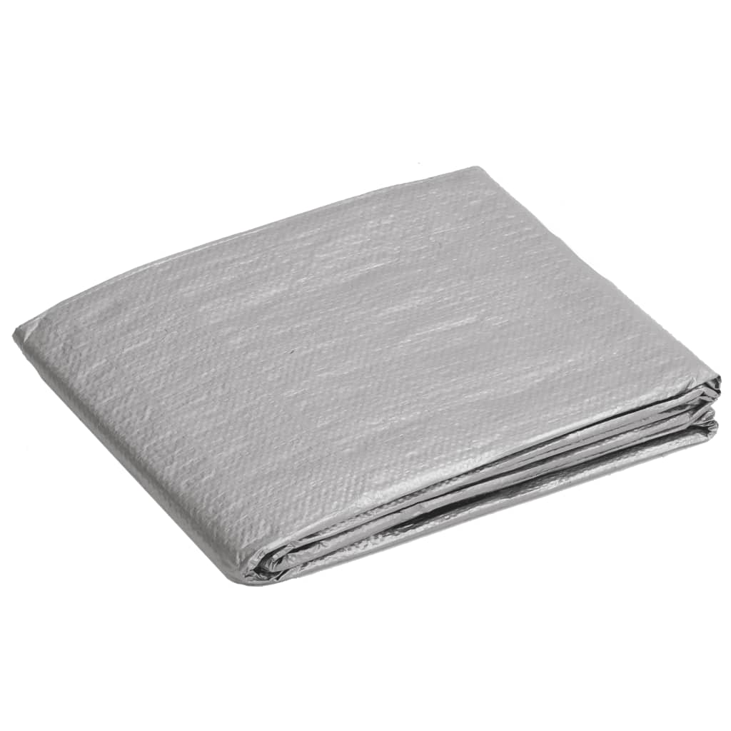 VIDAXL -Gerät 90 g m² 6x8 M HDPE Grau