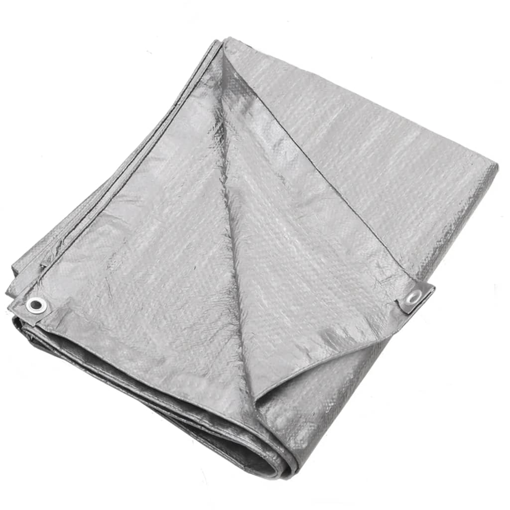 VIDAXL -Gerät 90 g m² 6x10 m HDPE Grau