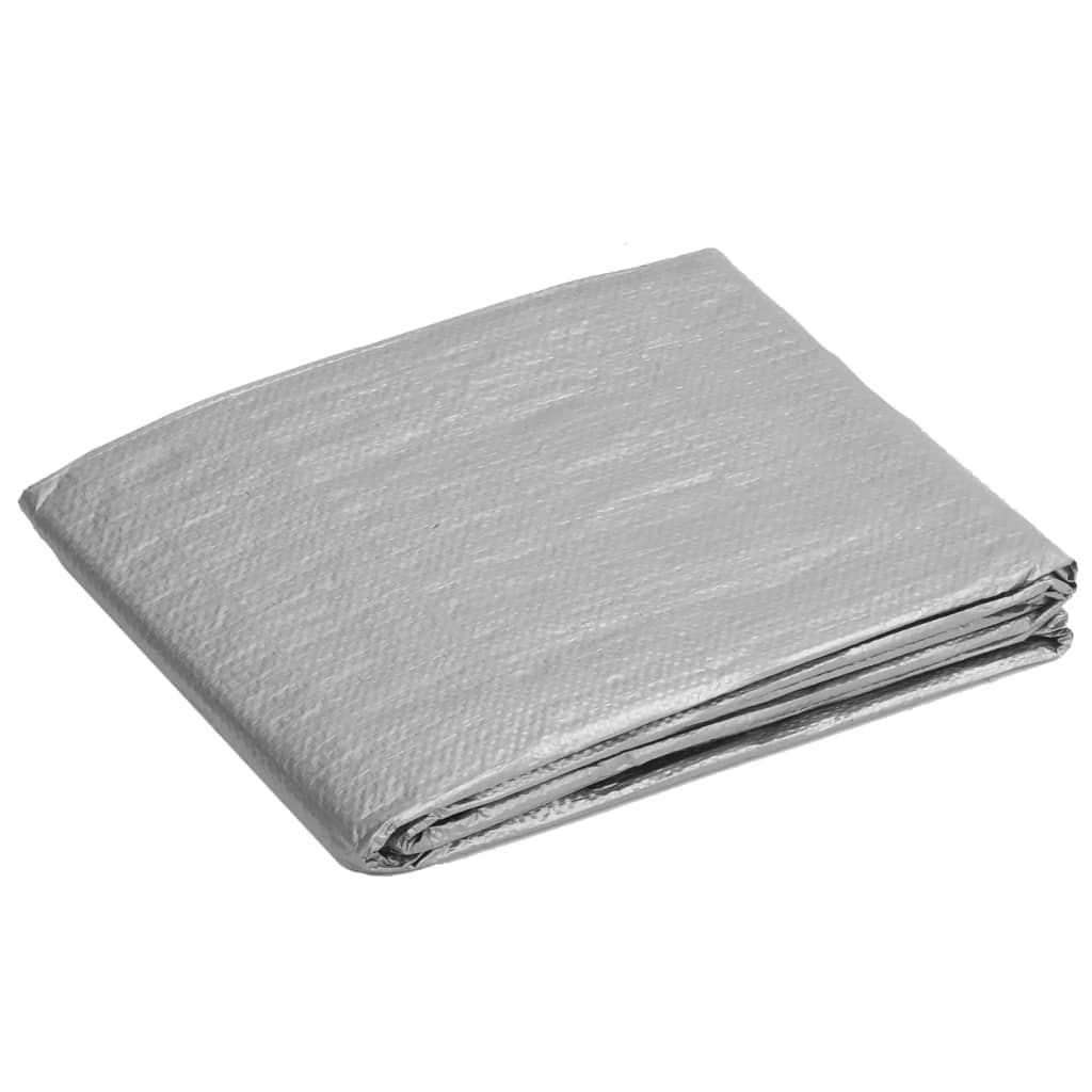 VIDAXL -Gerät 90 g m² 6x10 m HDPE Grau