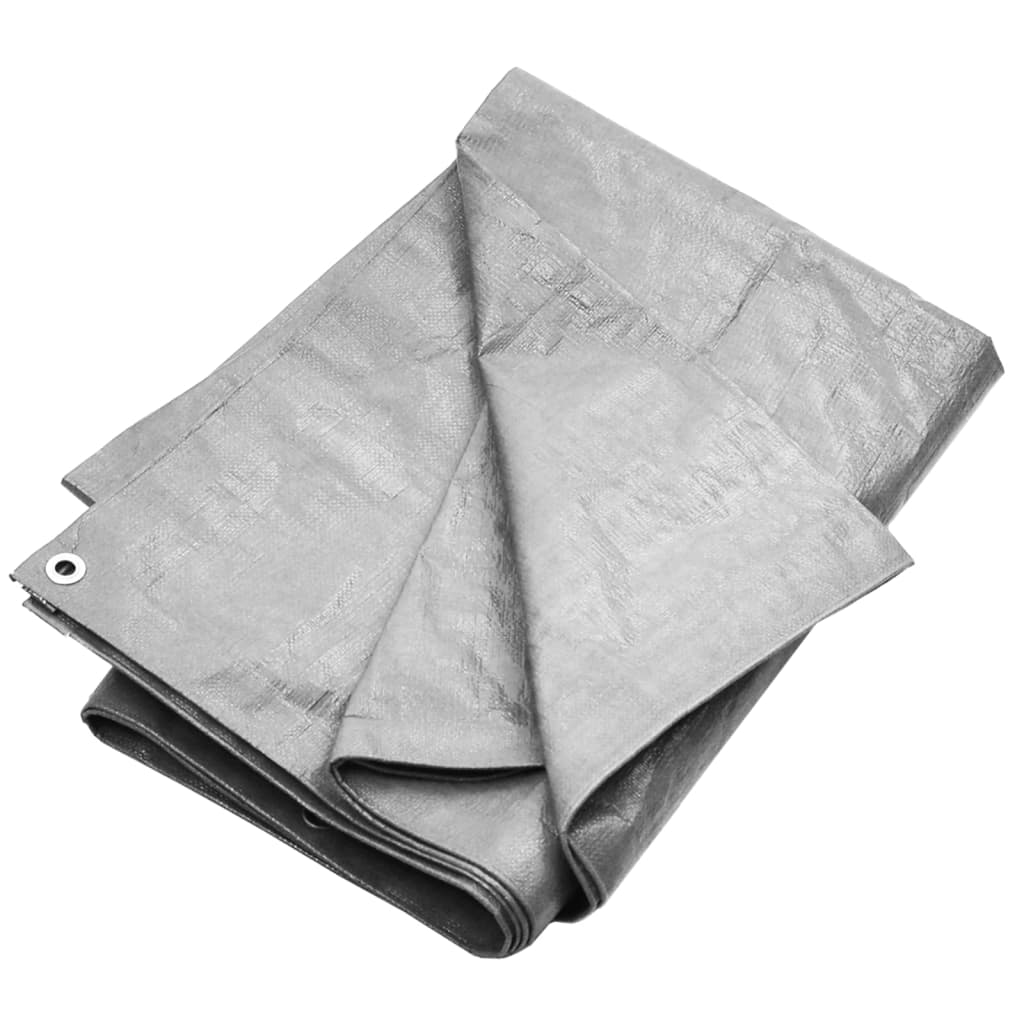 VIDAXL -Gerät 180 g m² 8x8 m HDPE Grau