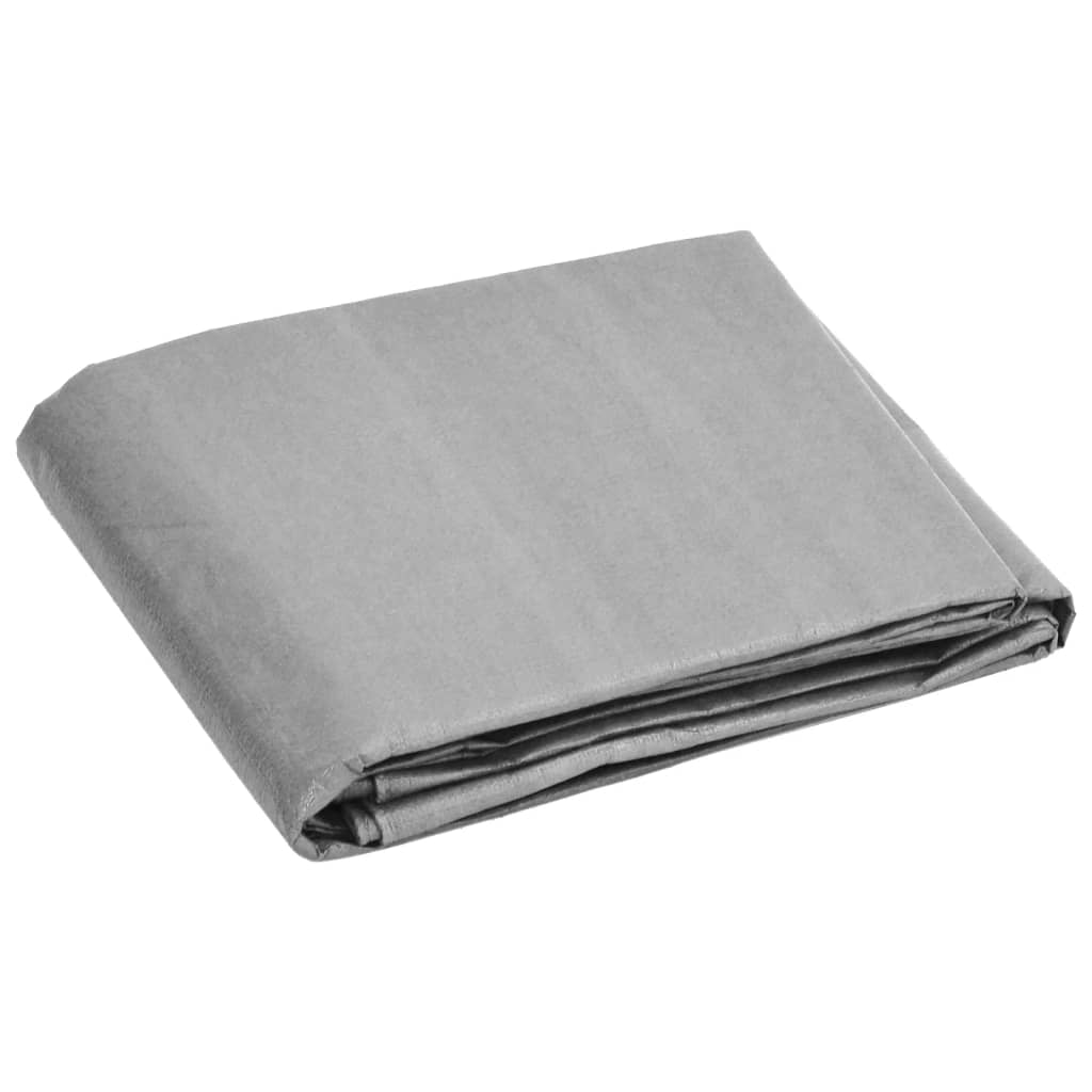 VIDAXL -Gerät 180 g m² 8x8 m HDPE Grau