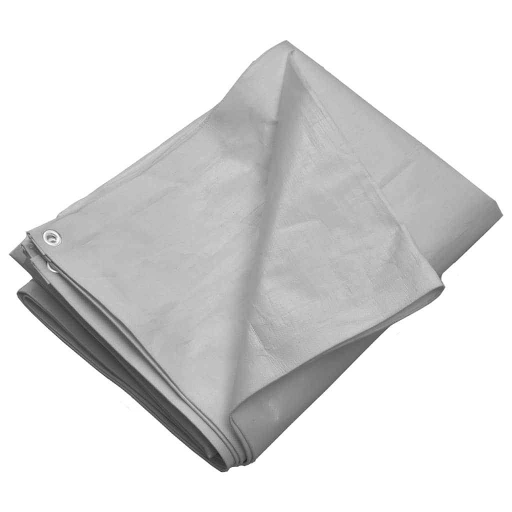 VIDAXL -Gerät Segel 260 g m² 3x3 M HDPE Grau