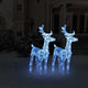 Vidaxl Weihnachten Tiere 2 St 80 Leds Acrylblau