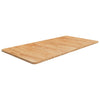 VIDAXL WASHBAIN TABELLE 100X50X1,5 cm behandeltes massives Holz hellbraun