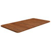 VIDAXL WASHBAIN TABELLE 80x40x1,5 cm behandeltes massives Holz dunkelbraun