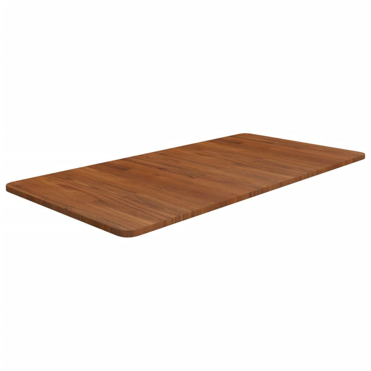 VIDAXL WASHBAIN TABELLE 100x50x1.5 cm behandeltes massives Holz dunkelbraun