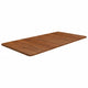 VIDAXL WASHBAIN TABELLE 100x50x1.5 cm behandeltes massives Holz dunkelbraun