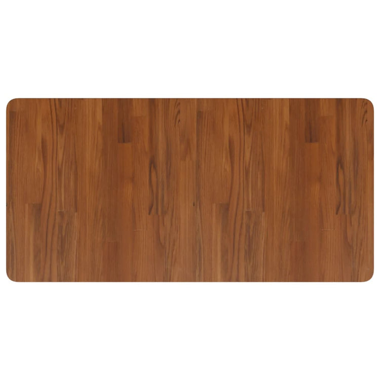 VIDAXL WASHBAIN TABELLE 100x50x1.5 cm behandeltes massives Holz dunkelbraun
