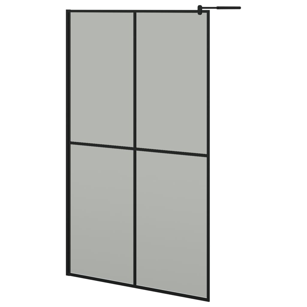 Vidaxl Walk -In -Duschbildschirm 118x190 cm dunkelem Temperaturglas