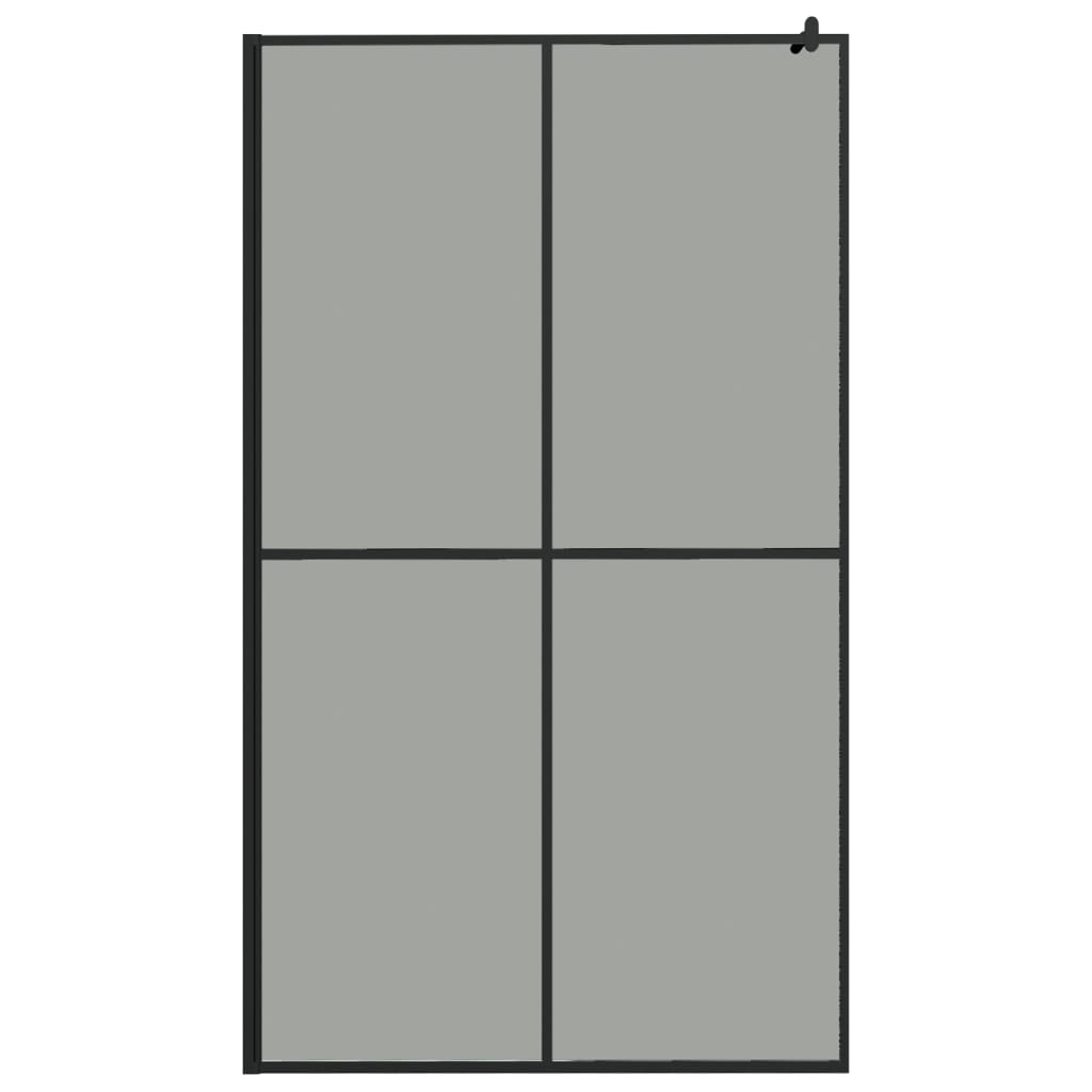 Vidaxl Walk -In -Duschbildschirm 118x190 cm dunkelem Temperaturglas