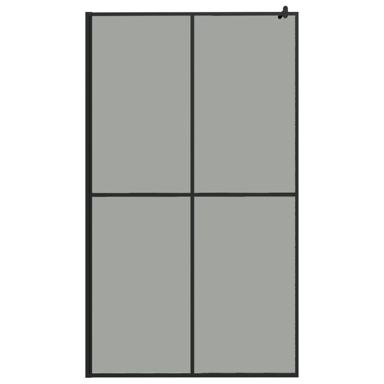 Vidaxl Walk -In -Duschbildschirm 118x190 cm dunkelem Temperaturglas