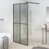 Vidaxl Walk -In -Duschbildschirm 118x190 cm dunkelem Temperaturglas