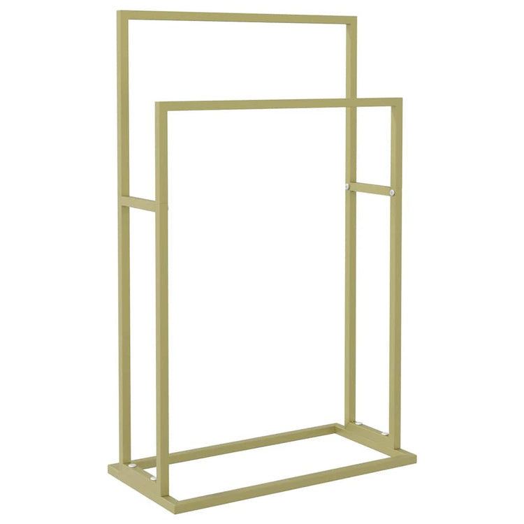 VIDAXL -Handtuchregal 48x24x78,5 cm Eisen Gold gefärbt