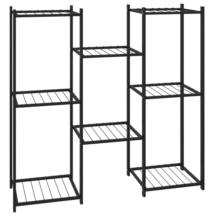 Vidaxl Blumenstandard 83x25x80 cm Eisenschwarz