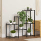 Vidaxl Blumenstandard 83x25x80 cm Eisenschwarz