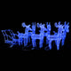 Vidaxl Weihnachtsdekorationen Rentier und Ärmel 320 LEDs Acryl