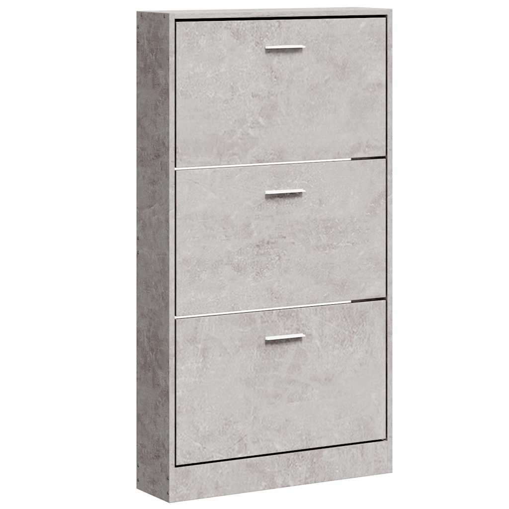 Vidaxl Schuhschrank 59x17x108 cm verarbeiteter Holzbetonpreis