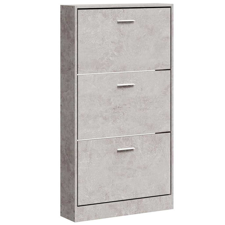 Vidaxl Schuhschrank 59x17x108 cm verarbeiteter Holzbetonpreis