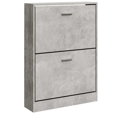 Vidaxl Schuhschrank 59x17x81 cm bearbeitete Holzbetonpreis