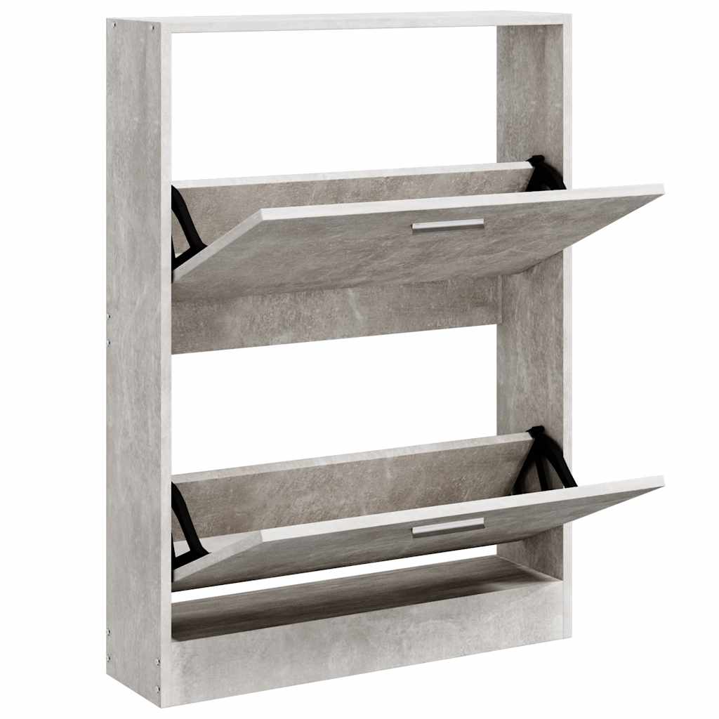 Vidaxl Schuhschrank 59x17x81 cm bearbeitete Holzbetonpreis