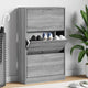 VIDAXL -Schuhschrank 63x24x103 cm propertiertes Holzgrau Sonoma
