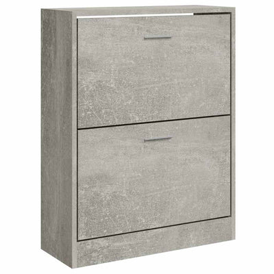 Vidaxl Schuhschrank 63x24x81 cm verarbeiteter Holzbetonpreis