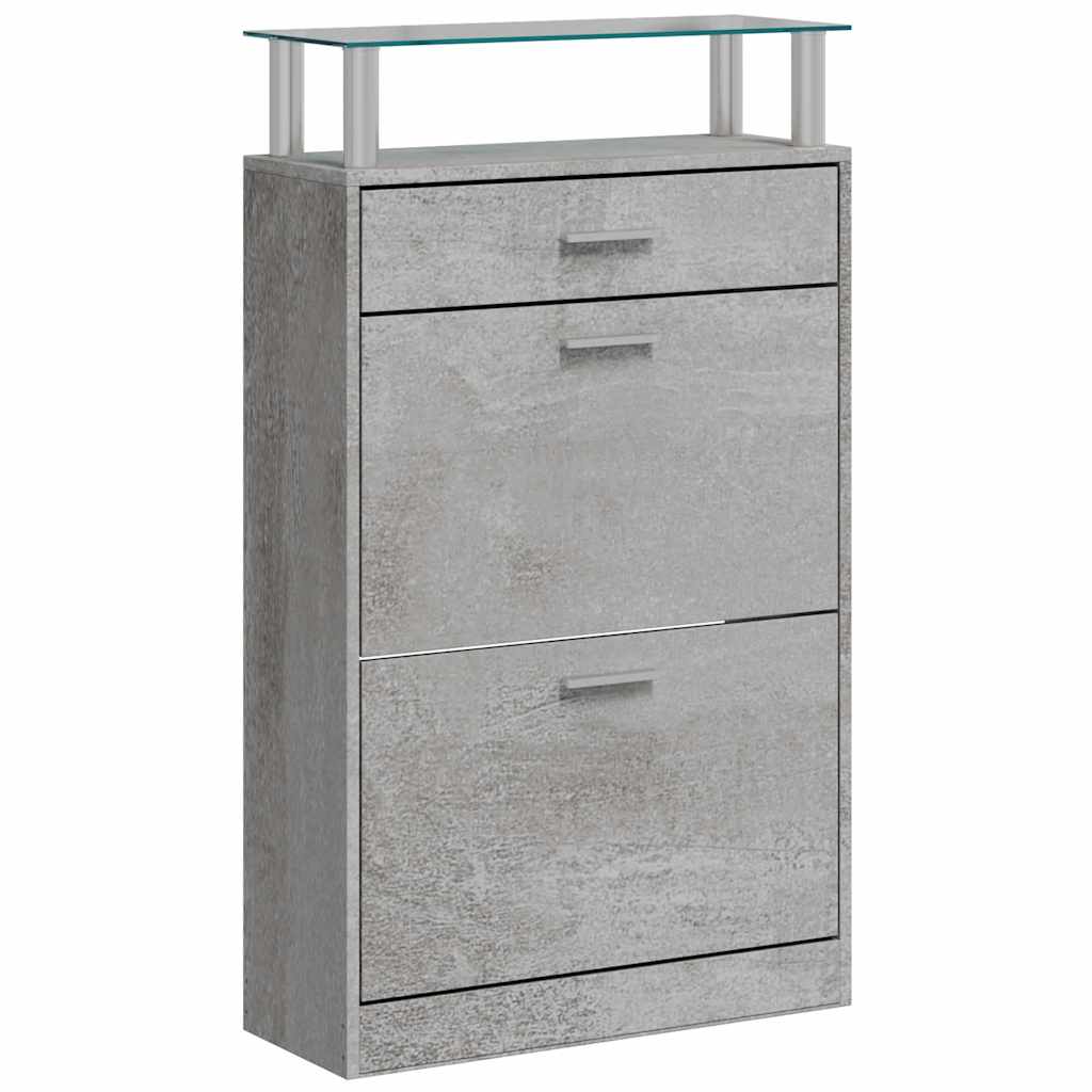 Vidaxl Schuhschrank 63x24x104 cm verarbeiteter Holzbetonpreis