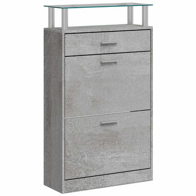 Vidaxl Schuhschrank 63x24x104 cm verarbeiteter Holzbetonpreis