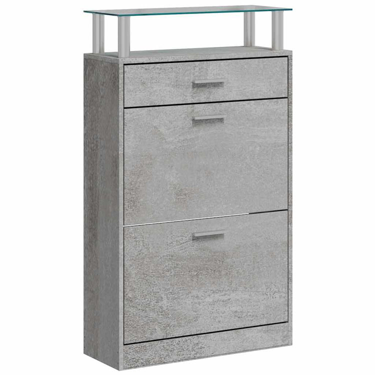 Vidaxl Schuhschrank 63x24x104 cm verarbeiteter Holzbetonpreis