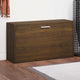 Vidaxl Schuhsofa 80x24x45 cm verarbeitete Holzbraune Eiche Farbe