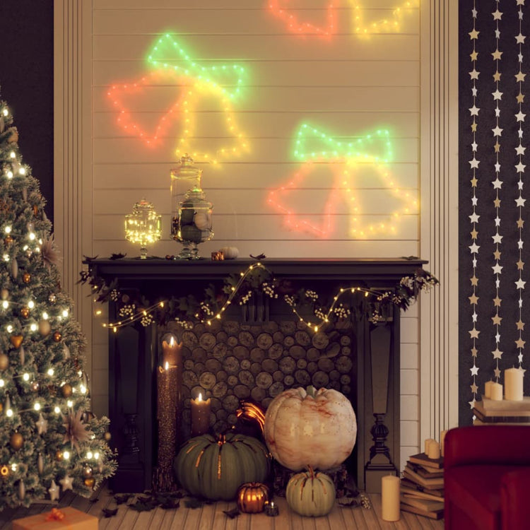 VIDAXL Weihnachten Figurenuhren mit 72 LEDs 50x56 cm