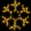 Vidaxl Weihnachten Figur Schneeflocken mit 72 warm -weiß -LEDs 38x37 cm