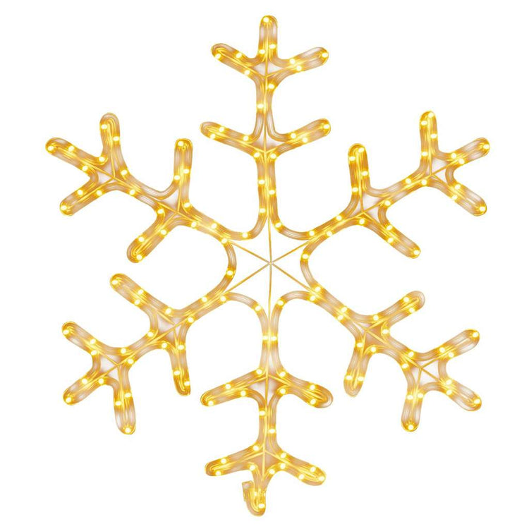 Vidaxx Weihnachtsfigur Schneeflocke mit 144 warmweißen LEDs 59x59 cm