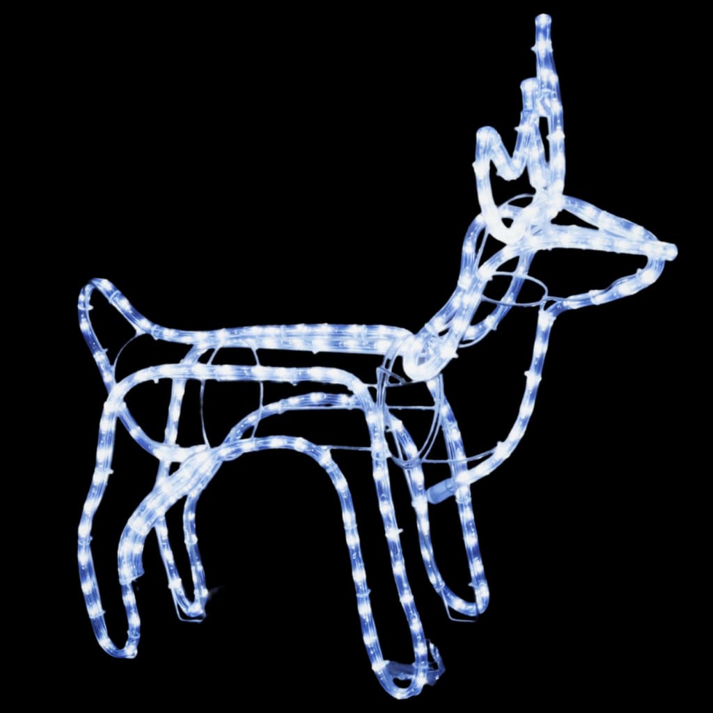 Vidaxl Weihnachten Figur kalt weiß 60x30x60 cm