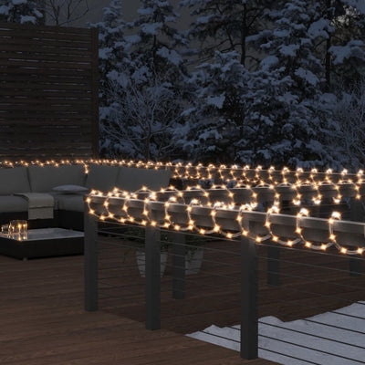 Vidaxl leichte Girlande mit 120 LEDs warmes Weiß 5 m PVC