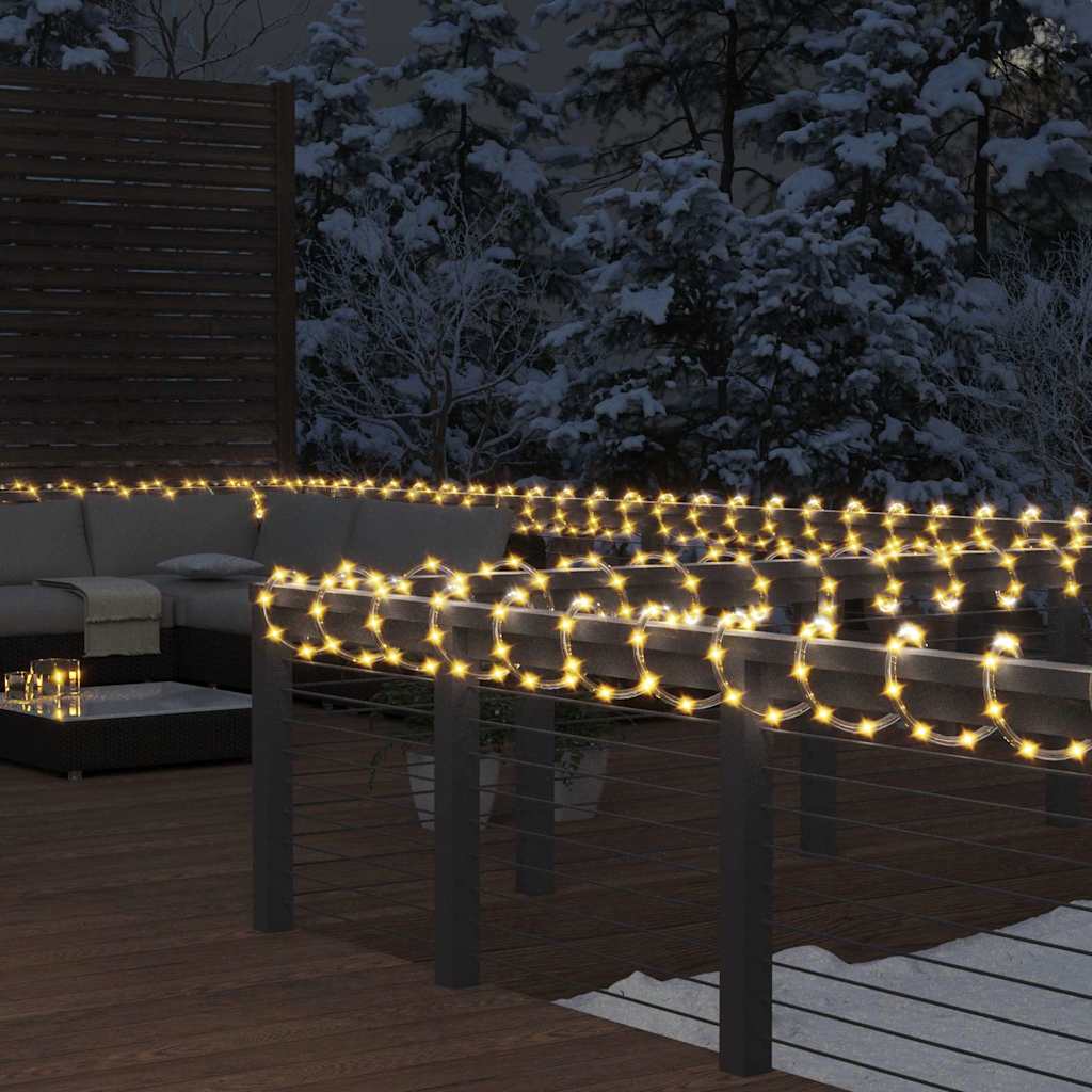 Vidaxx Lichterkette mit 240 LEDs warmweiß 10 m PVC