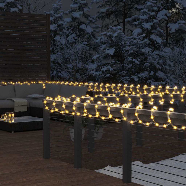 Vidaxx Lichterkette mit 240 LEDs warmweiß 10 m PVC