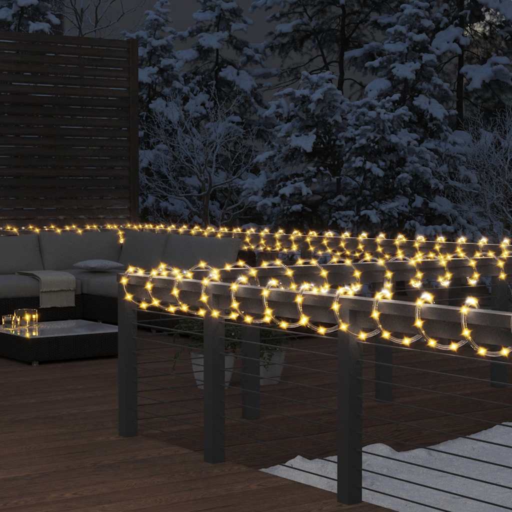Vidaxx Lichterkette mit 1200 LEDs warmweiß 50 m PVC